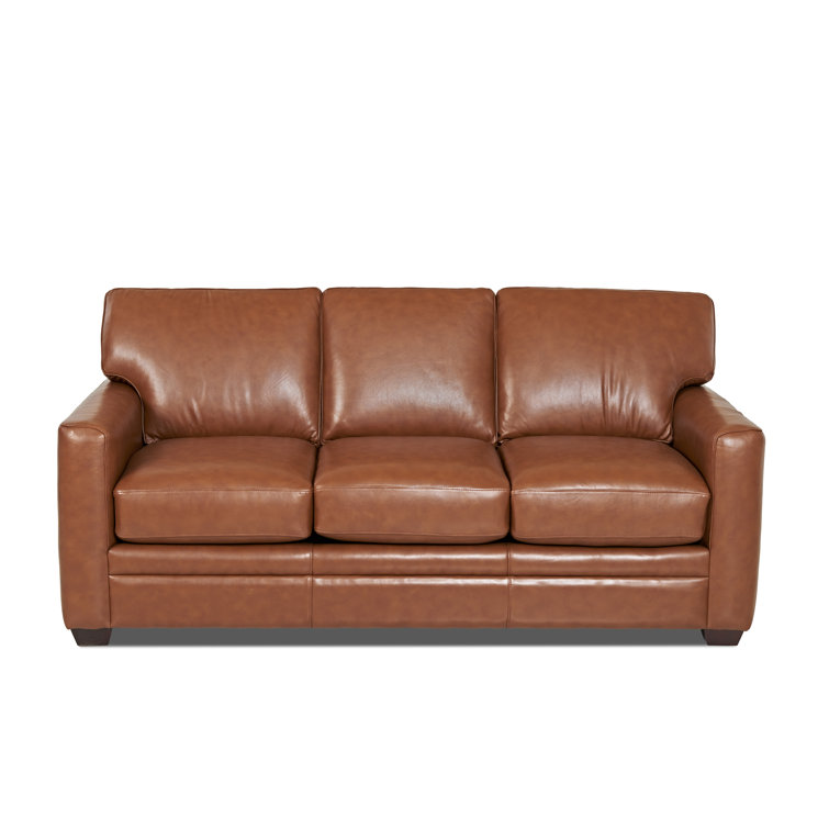 Wayfair Custom Upholstery 81'' Leather Sofa Wayfair Canada